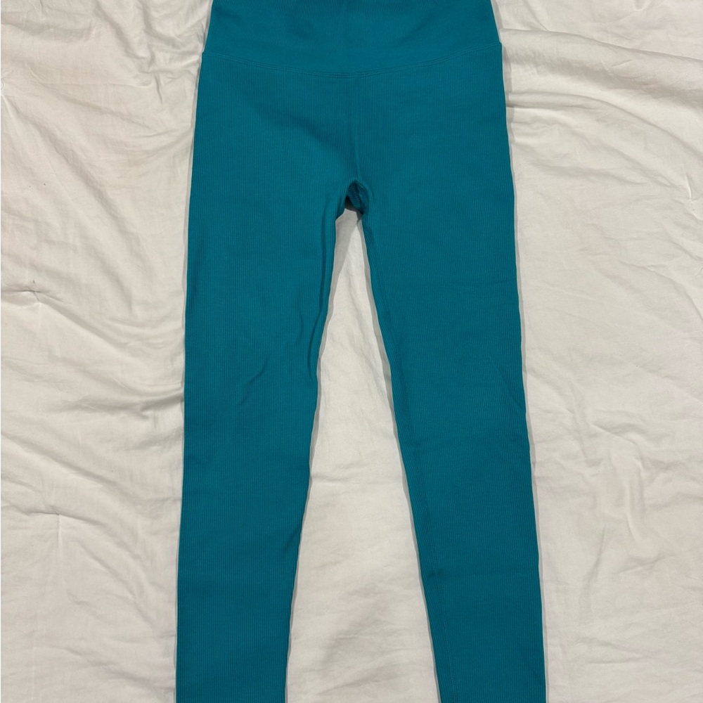Spiritual Gangster Blue High-Waisted Leggings